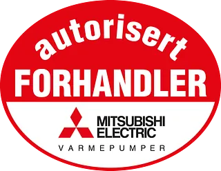 Autorisert Mitsubishi Electric forhandler - logo